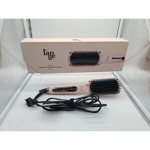 L'ange Le Vite Hair Brush Straightening Pink Blush - Thermal Ceramic Open Box